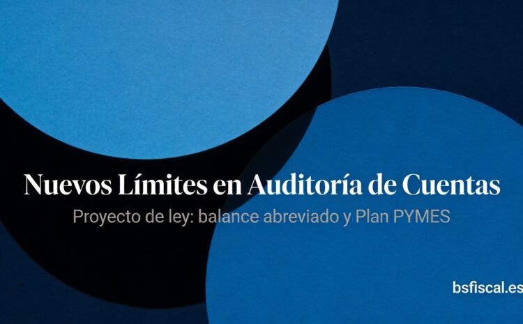  Nuevos Límites en Auditoría de Cuentas Anuales