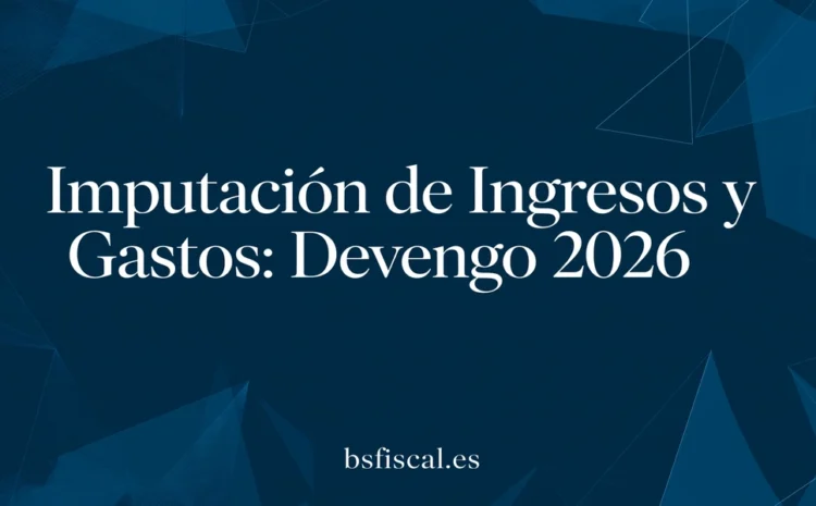  Imputación de Ingresos y Gastos.