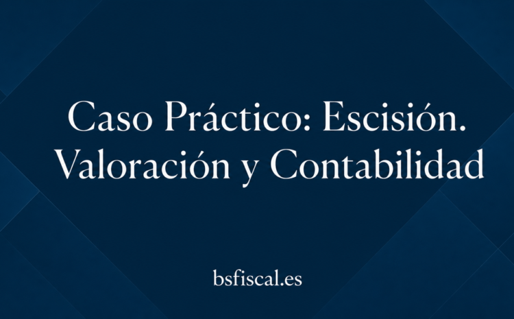  Caso Práctico de Escisión Parte I: Valoración y Contabilidad