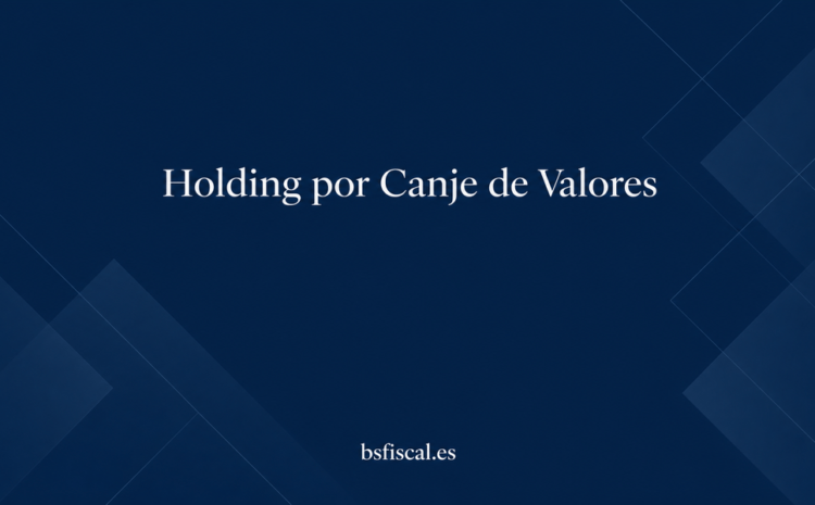  Creación Holding por aportación de participaciones y el Canje de Valores.